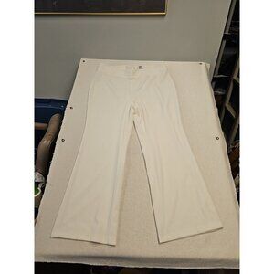 NWT INC International Concepts  White Washed Wide Leg Mid Rise Pants SZ 16 Flaw‎